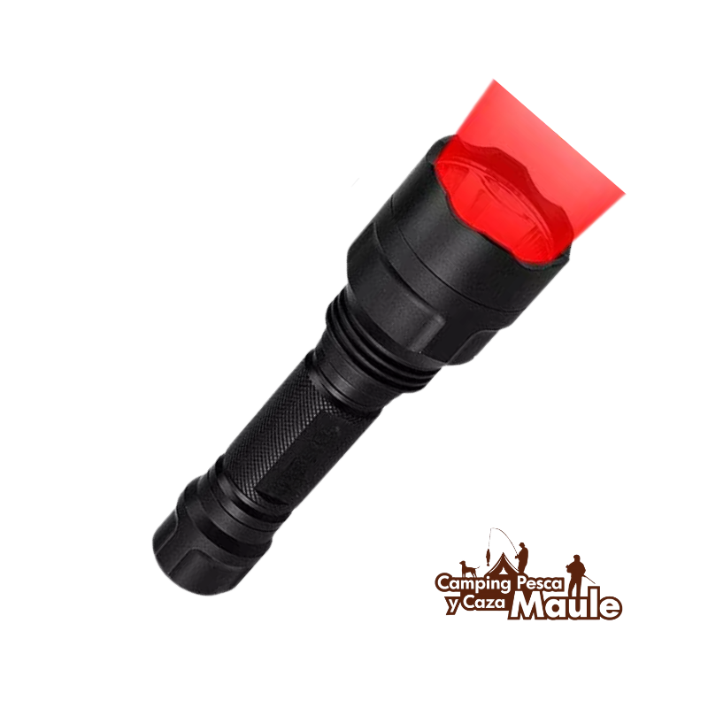 Linterna Luz roja para caza- camping pesca y caza maule