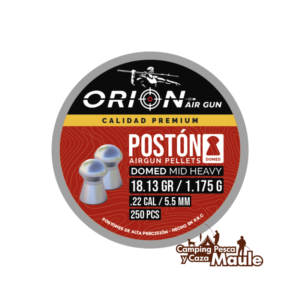 Orion Domed Poston Mid Heavy 5.5mm (18.13 gr) - Lata 250 Unidades