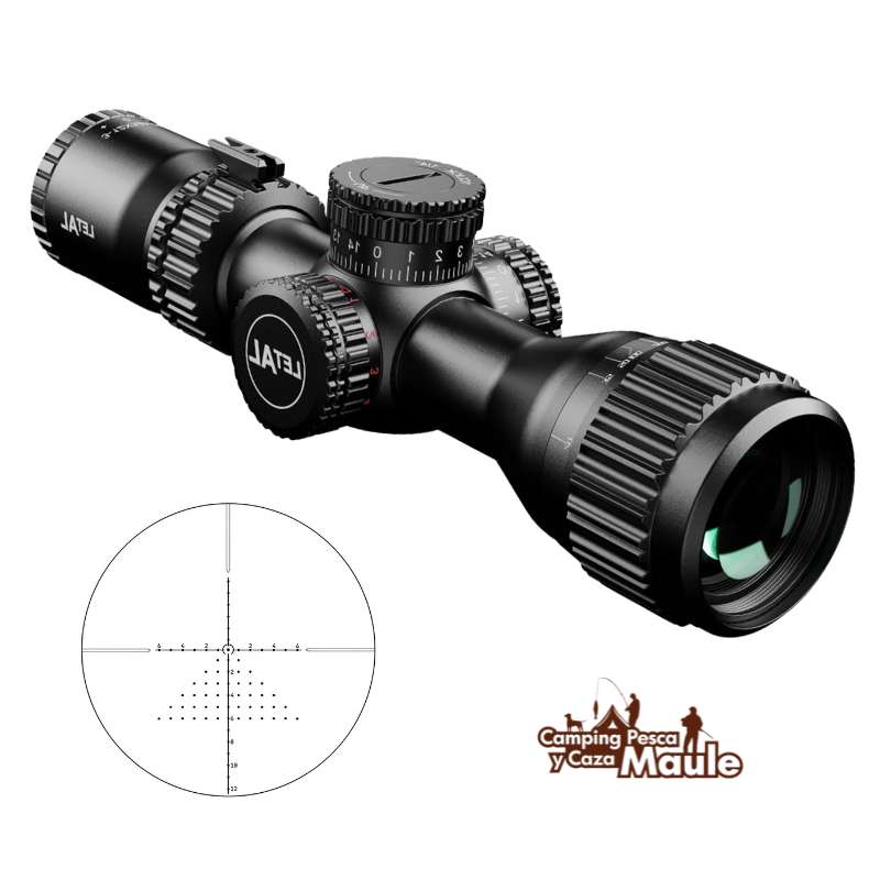 Mira telescopica letal 3-12x32 ao ffp CAMPING PESCA Y CAZA MAULE