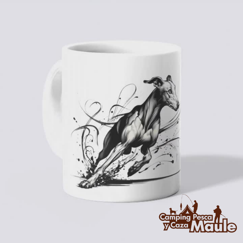 galgo tazon ceramica camping pesca y caza maule