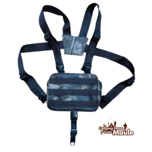 Arnés Pechera Táctica con Bolso Frontal Camo