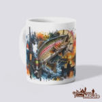 Pasión por la Pesca Tazón de Cerámica 11 oz